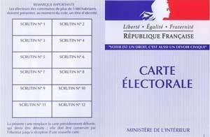 carte électorale